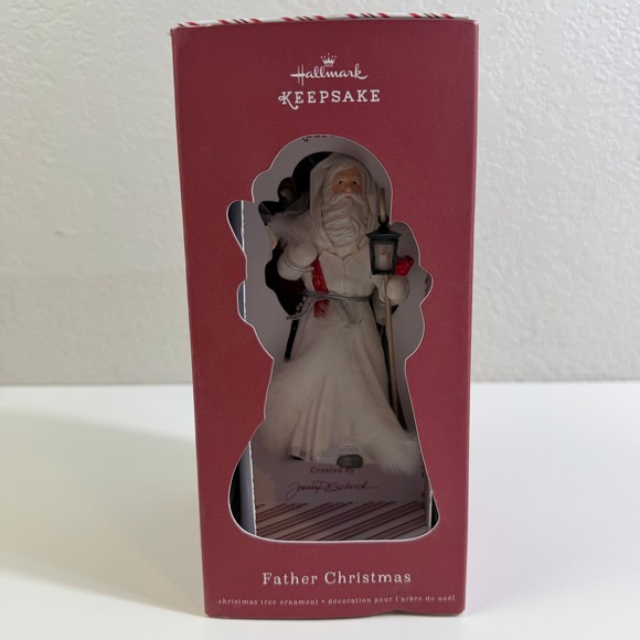 Hallmark Other - Hallmark Keepsake 2015 Father Christmas Ornament Joanne Eschrich QXG1777 White
